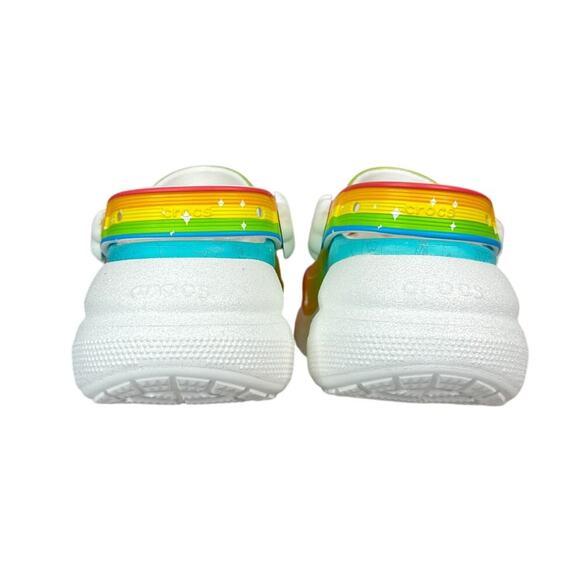 Crocs Classic Crush Clog Care Bears 'Rainbow' M Size 5/W Size 7 (210103-100) - Picture 8 of 9